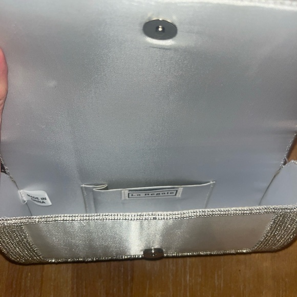 Silver Beaded Evening Bag - Picture 7 of 13